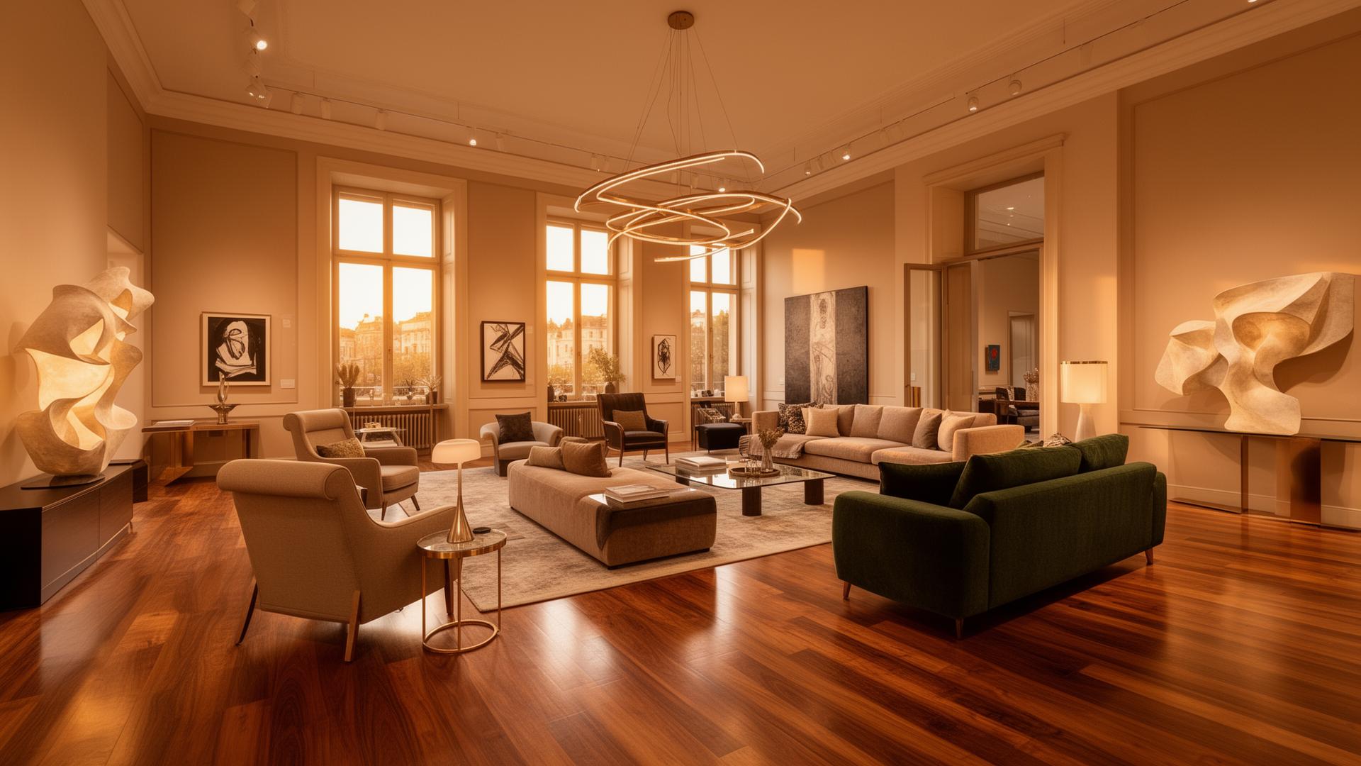 Interno dello showroom Dimora Divani a Forlì